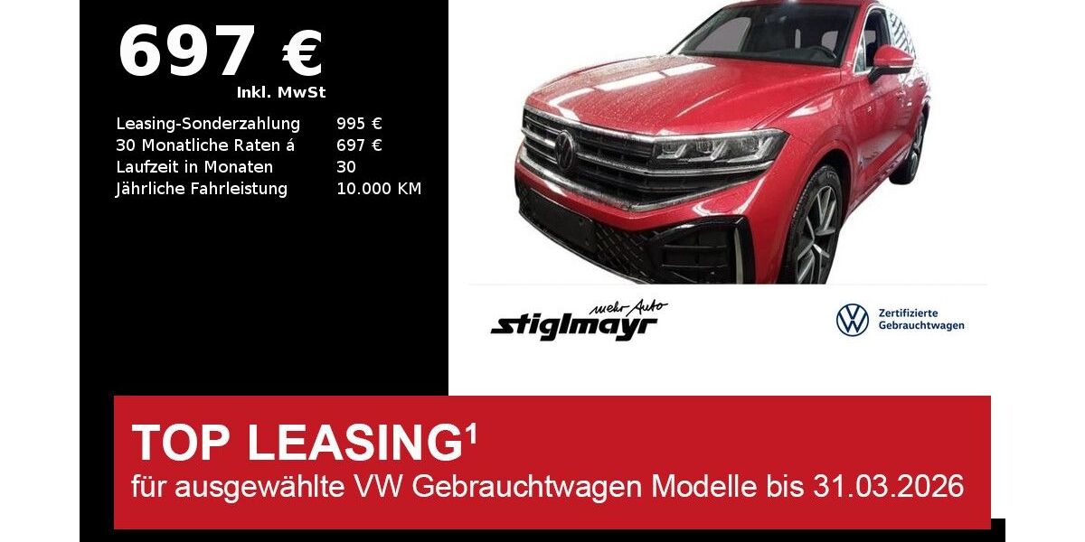 VW Touareg 17.601 km 71.990 &euro; Pfaffenhofen/Ilm 85276