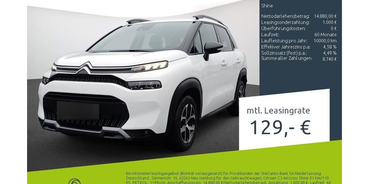 Citroen C3 Aircross 13.007 km 14.880 &euro; Borken 46325