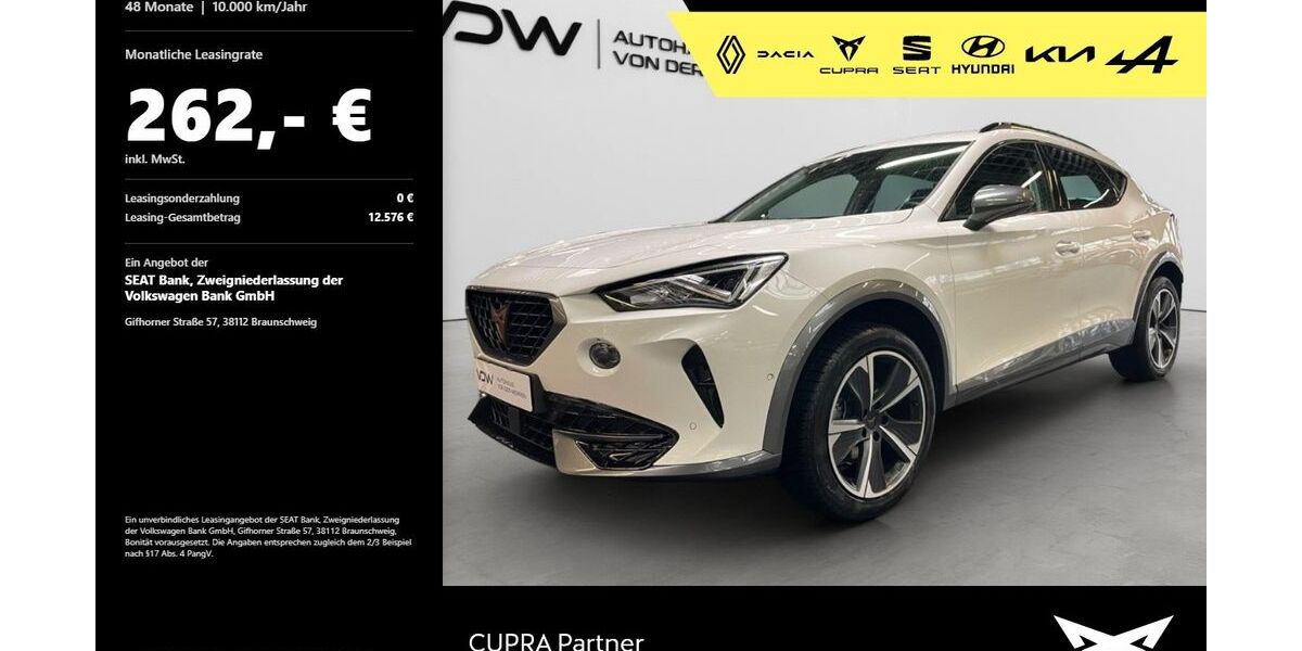 Cupra Formentor 40.250 km 25.480 &euro; Heilbronn 74076