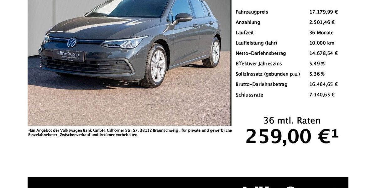 VW Golf 60.056 km 17.180 &euro; Trier 54292