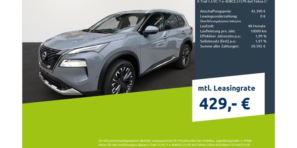 Nissan X-Trail 10.982 km 42.390 € Ahaus 48683