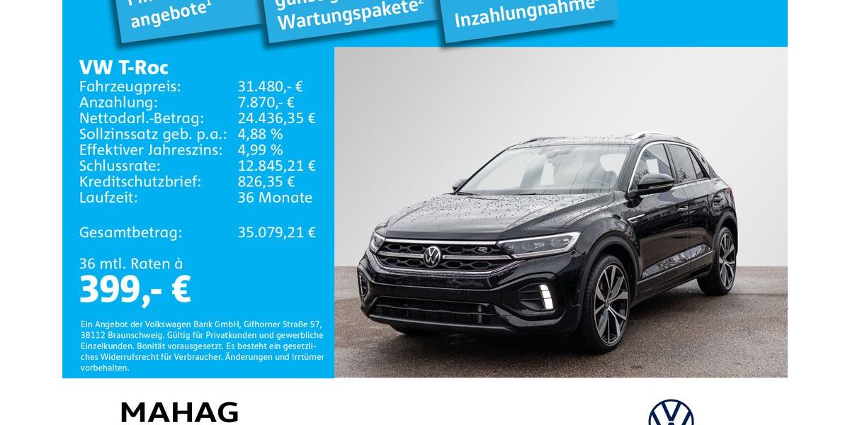 VW T-Roc 55.317 km 31.480 € München 81825