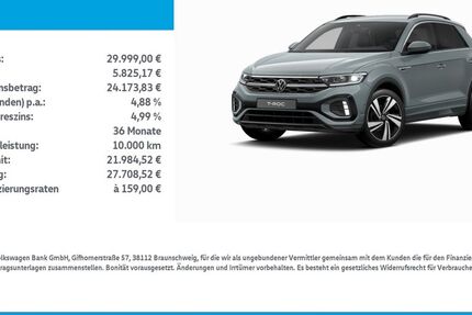 VW T-Roc 26.143 km 29.999 &euro; Nordhausen 99734