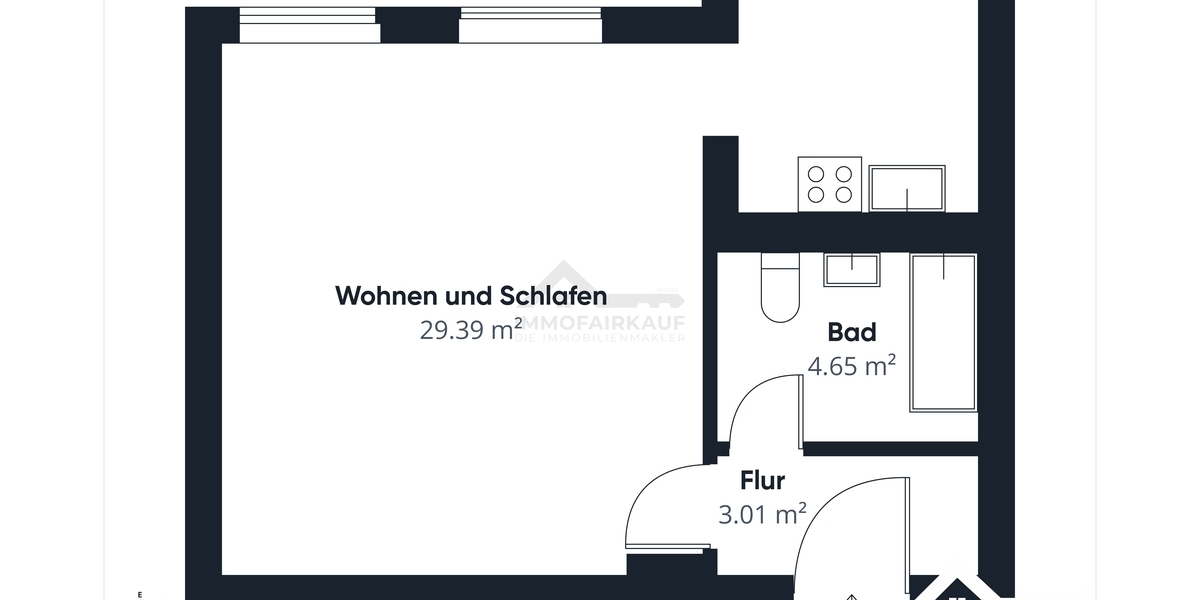 Solide Kapitalanlage mit laufenden Mieteinnahmen in Magdeburg - Etagenwohnung Magdeburg Magdeburg - Altstadt | Angebot:26146178