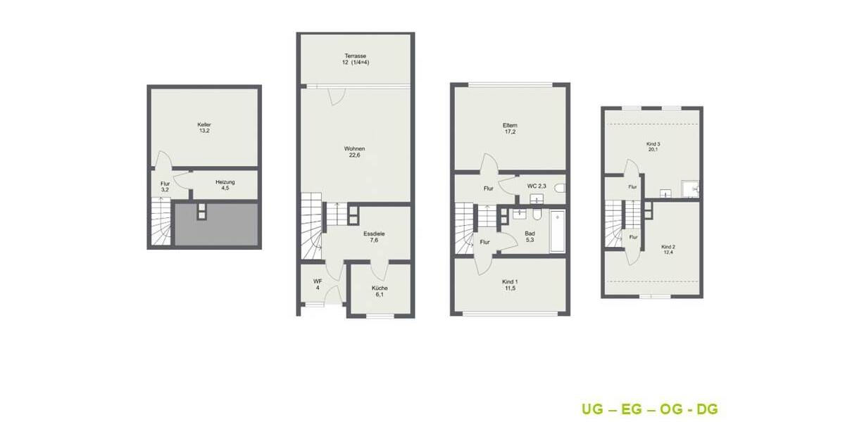 Mehrfamilienhaus, Wohnhaus Ingolstadt Unterhaunstadt - 3 Zimmer, 118 m&sup2;, 344.000&euro; | Angebot:26376759