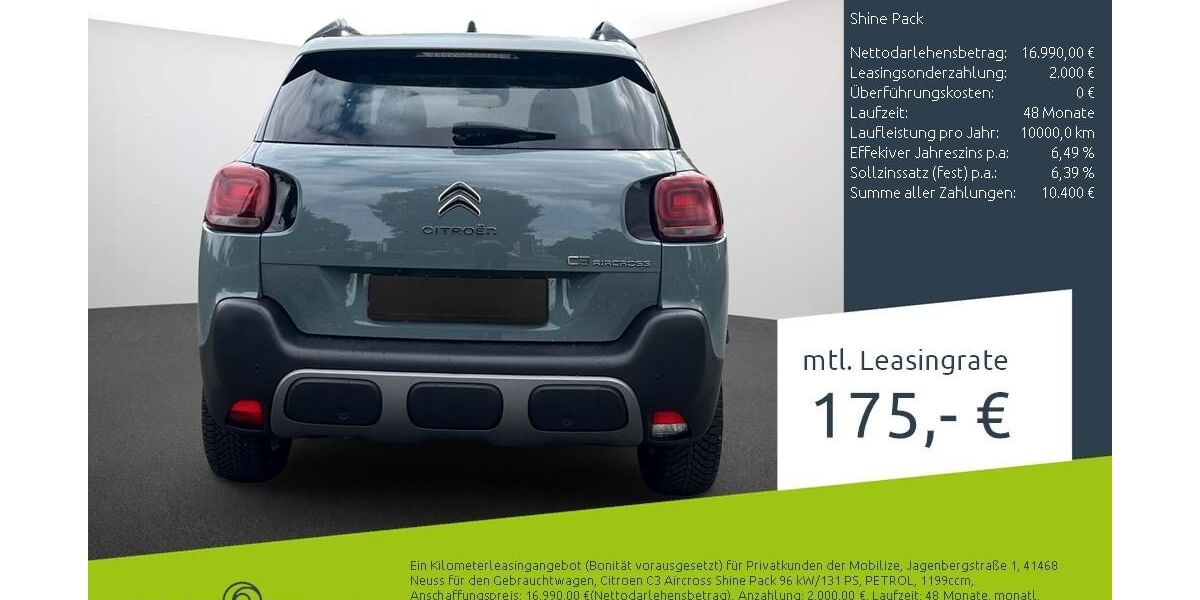 Citroen C3 Aircross 55.421 km 16.990 &euro; Borken 46325