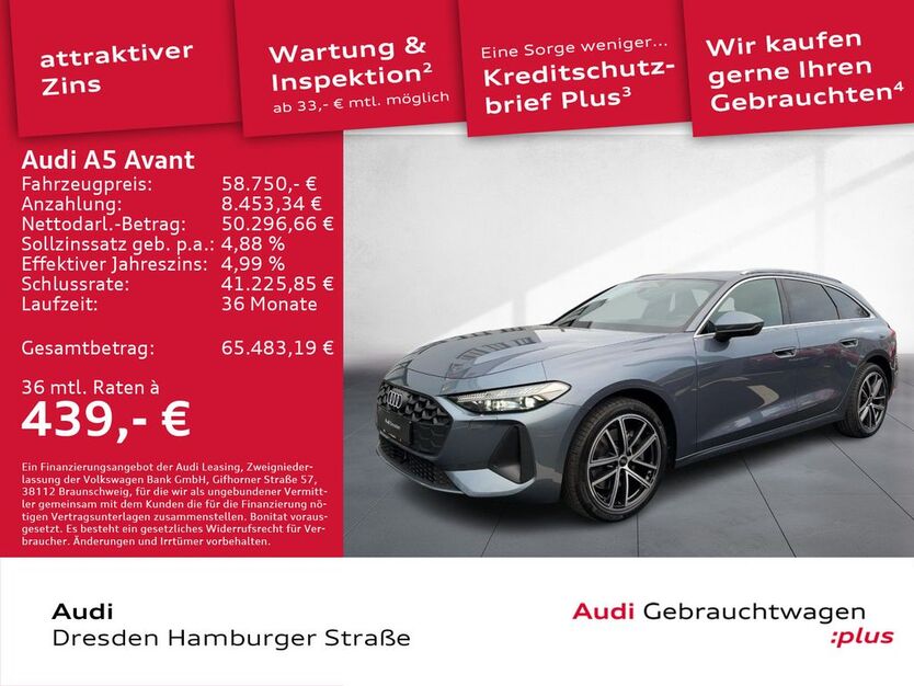 Audi A5 4.631 km 58.750 € Dresden 01067