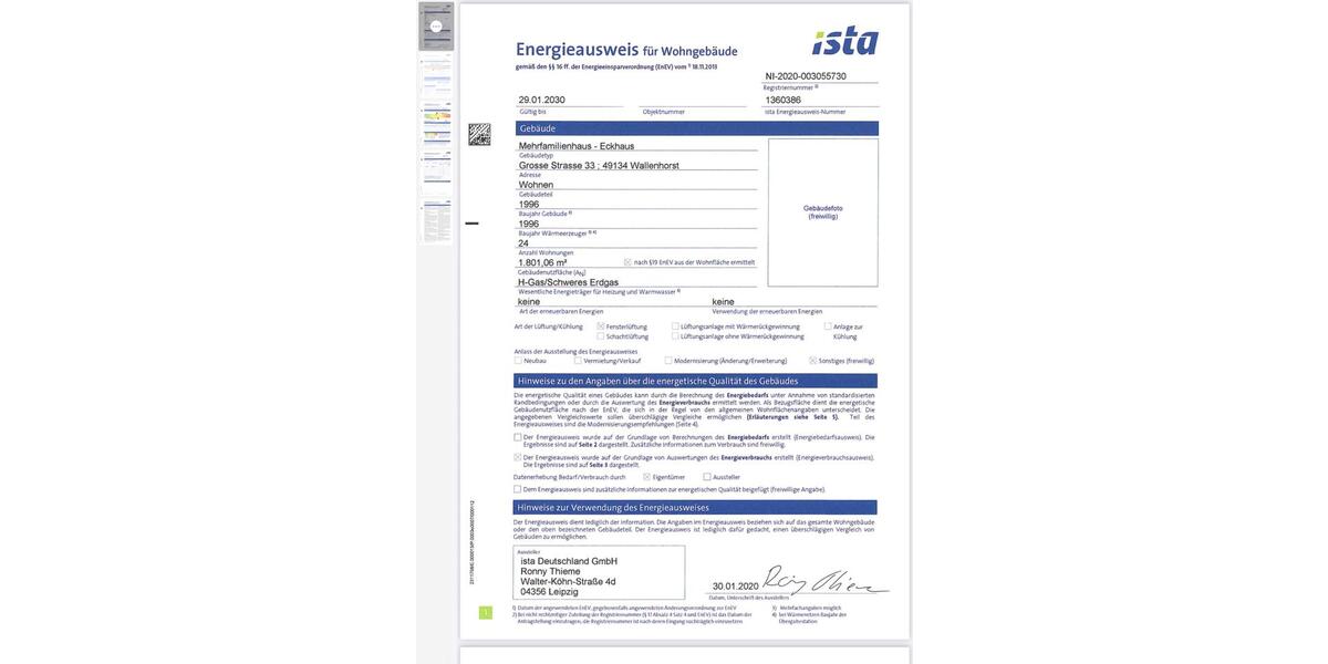 Etagenwohnung Wallenhorst - 3 Zimmer, 95 m&sup2;, 860&euro; | Angebot:26227813