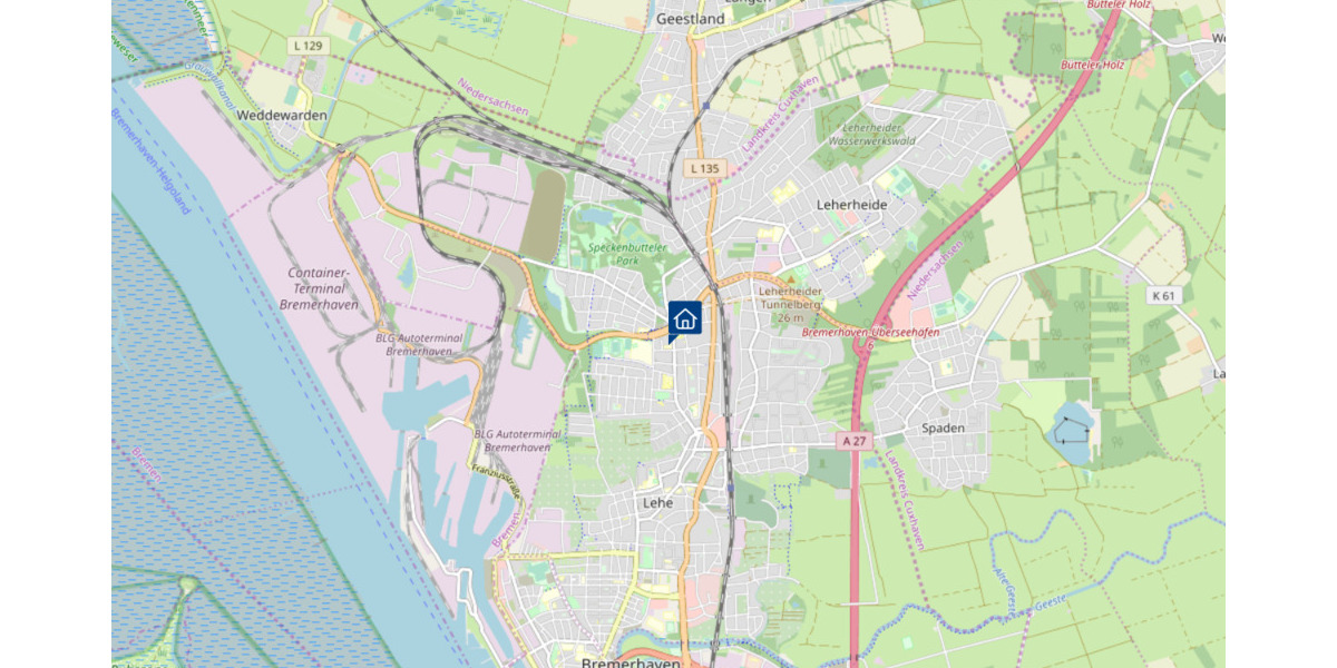 Etagenwohnung Bremerhaven Lehe - 3 Zimmer, 66 m&sup2;, 95.000&euro; | Angebot:26345996