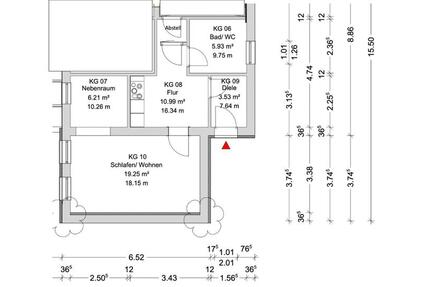 1,5Z Wohnung, 49qm