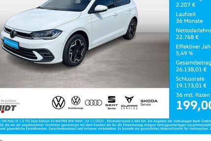 VW Polo 5.484 km 24.975 &euro; Bernsdorf 09337