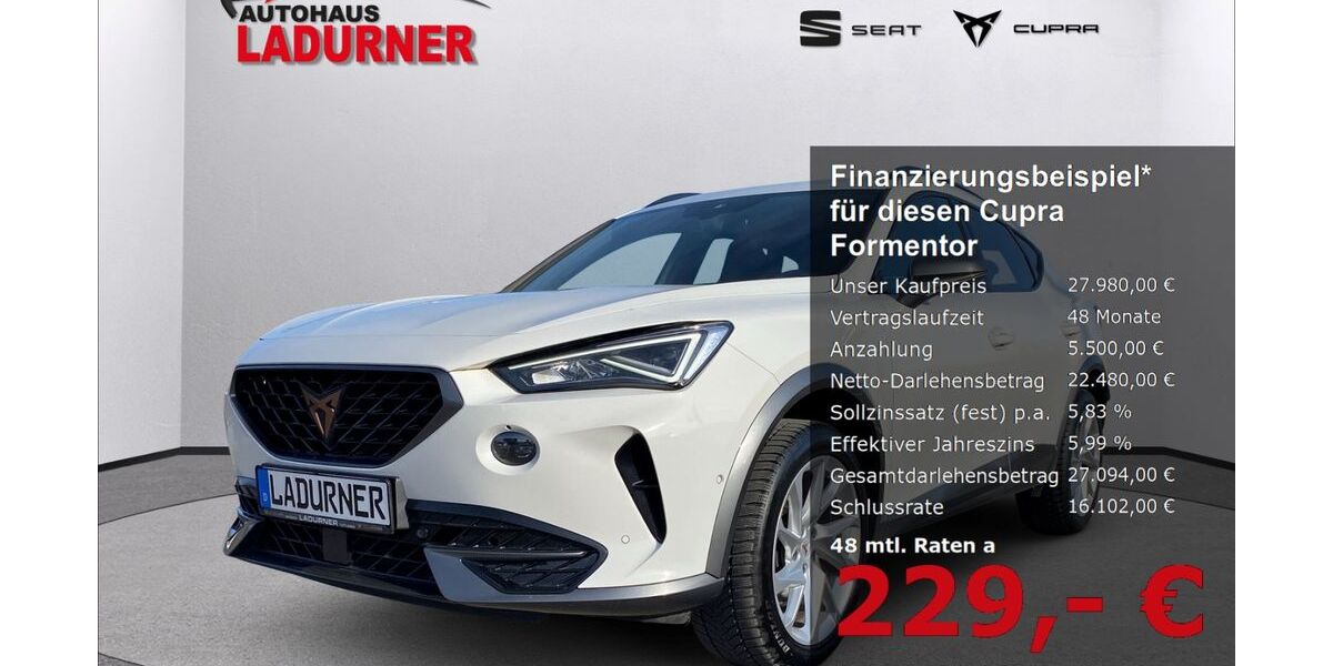 Cupra Formentor 55.400 km 26.790 &euro; Villingen-Schwenningen 78052