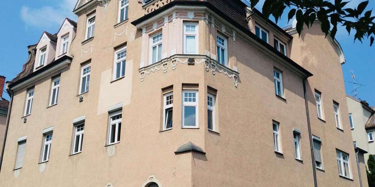Etagenwohnung Augsburg Innenstadt - 3 Zimmer, 75 m&sup2;, 1.049&euro; | Angebot:26460445