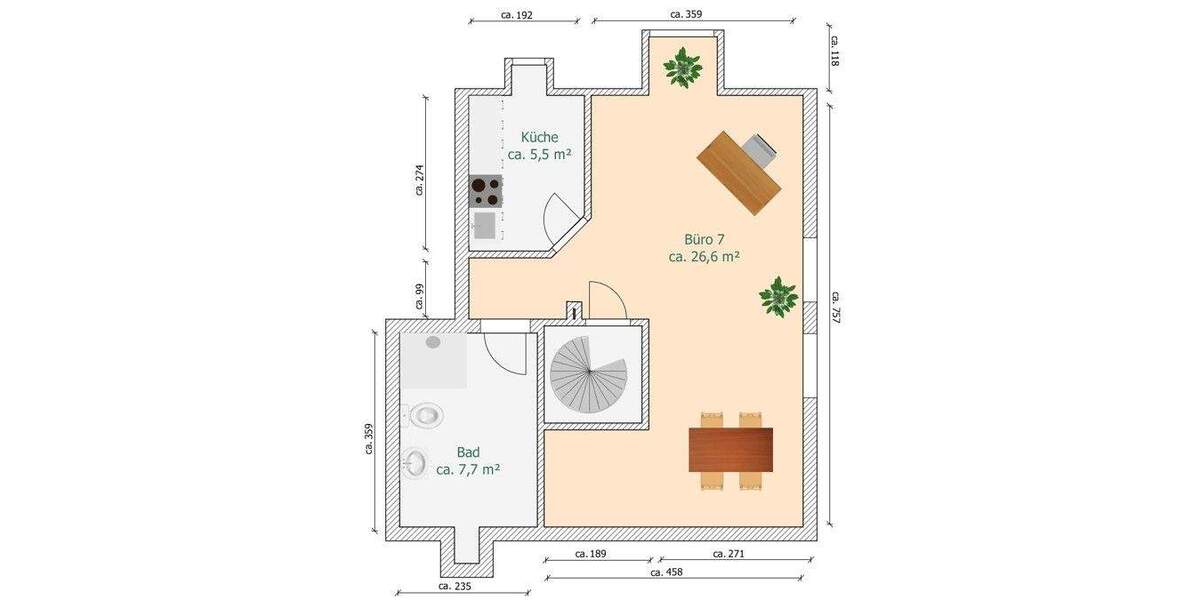 Gewerbeobjekt Olching - 7 Zimmer, 168 m&sup2;, 353.000&euro; | Angebot:25360995