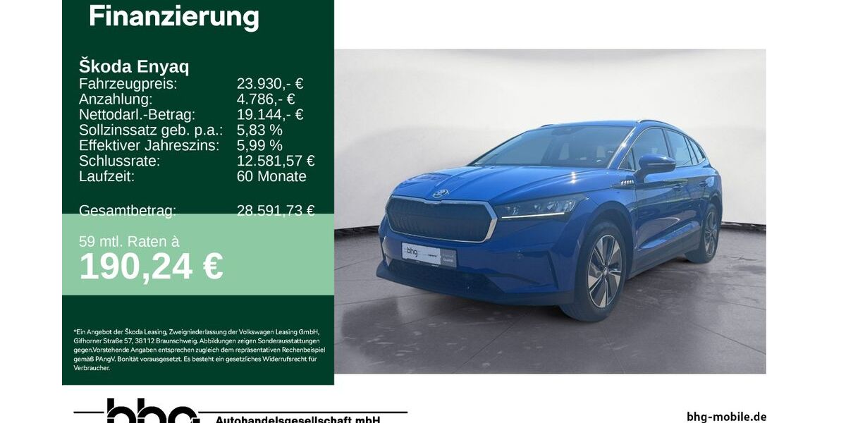 Skoda Enyaq 27.215 km 23.930 &euro; Tübingen 72072