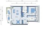 Etagenwohnung Bad Oeynhausen Innenstadt - 2 Zimmer, 53 m&sup2;, 94.800&euro; | Angebot:26696358