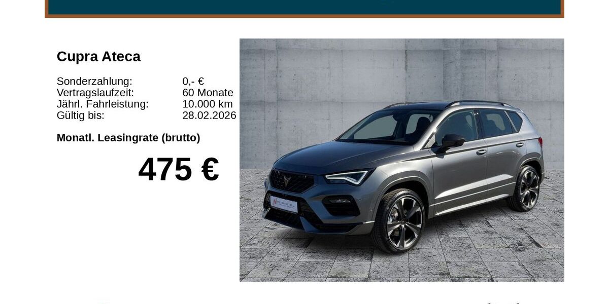 Cupra Ateca 2.500 km 44.990 &euro; Bayreuth 95448