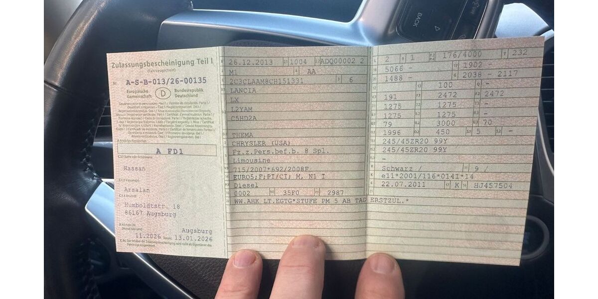 Lancia Thema 250.000 km 18.999 &euro; Augsburg 86167