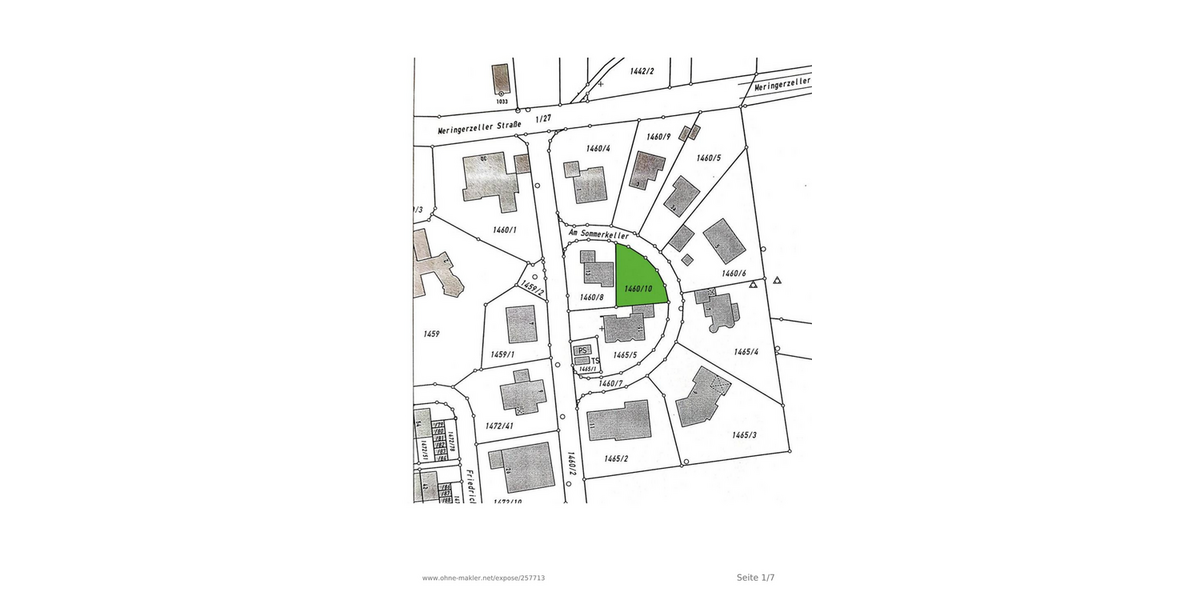 Grundstück zu verkaufen in Mering 360.000 € 403 m² zimmer