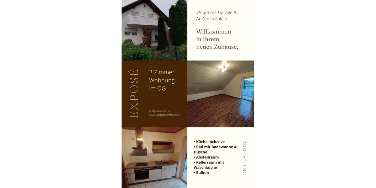 75 qm Wohnung in Engelbrechtsmünster zu vermieten zimmer