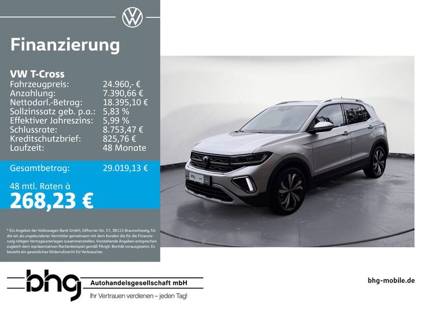 VW T-Cross 9.149 km 24.960 € Bühl 77815