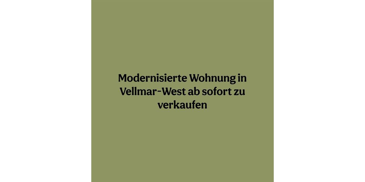Etagenwohnung Kassel Niederzwehren - 3.5 Zimmer, 74 m&sup2;, 189.000&euro; | Angebot:27133067