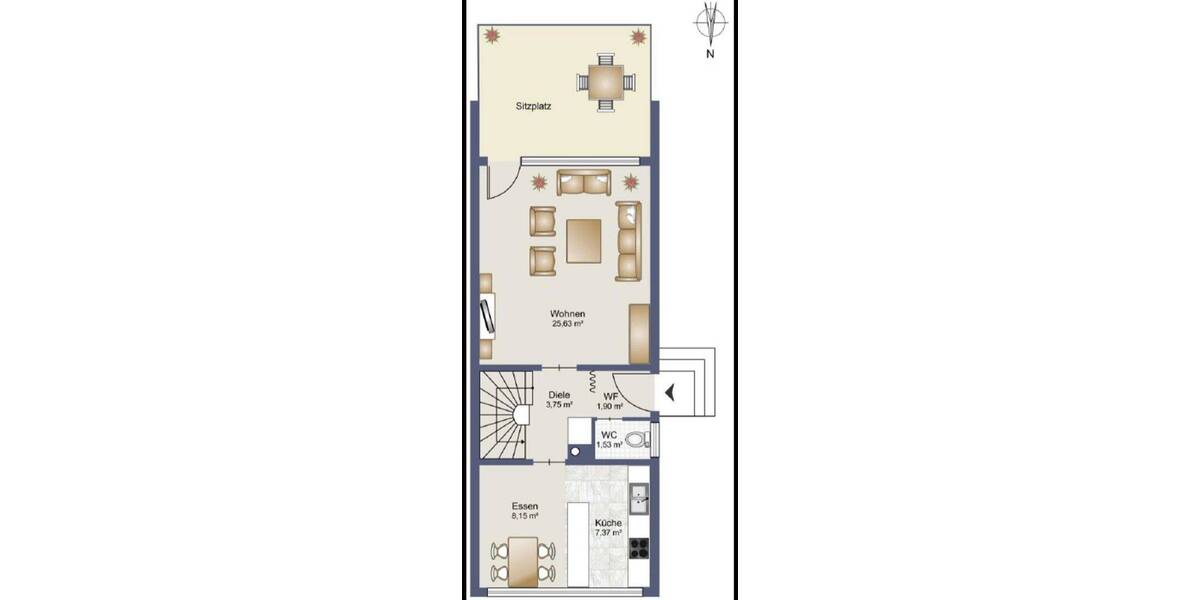 Charmante Doppelhaus Hälfte Heilbronn Ost 5 zimmer