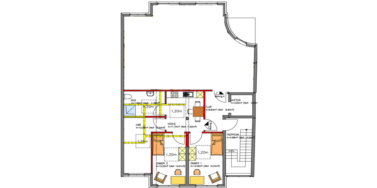 Etagenwohnung Lähden - 3 Zimmer, 60 m&sup2;, 900&euro; | Angebot:25823948