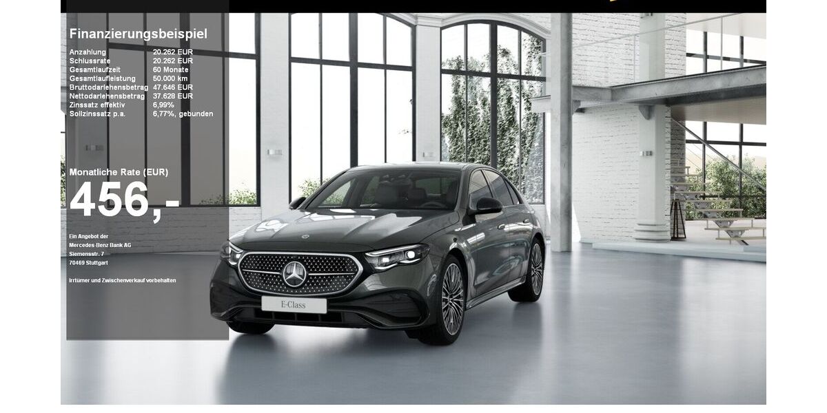 Mercedes-Benz E 200 10.000 km 57.890 &euro; Lübeck 23554