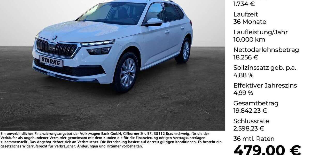 Skoda Kamiq 68.471 km 19.990 &euro; Osnabrück 49084