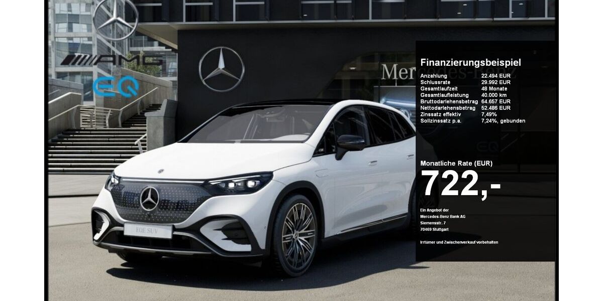 Mercedes-Benz EQE SUV 16.386 km 73.570 &euro; Lünen 44532
