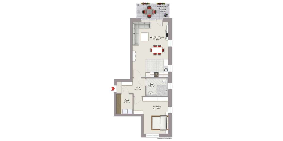 Exklusive Neubauwohnungen im Zentrum von Ostercappeln - Erdgeschoßwohnung Ostercappeln | Angebot:24533444