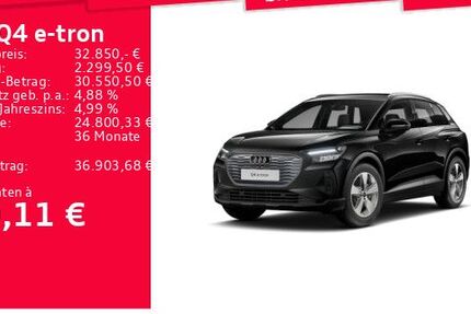 Audi Q4 e-tron 37.072 km 32.350 &euro; Frankfurt am Main 60314