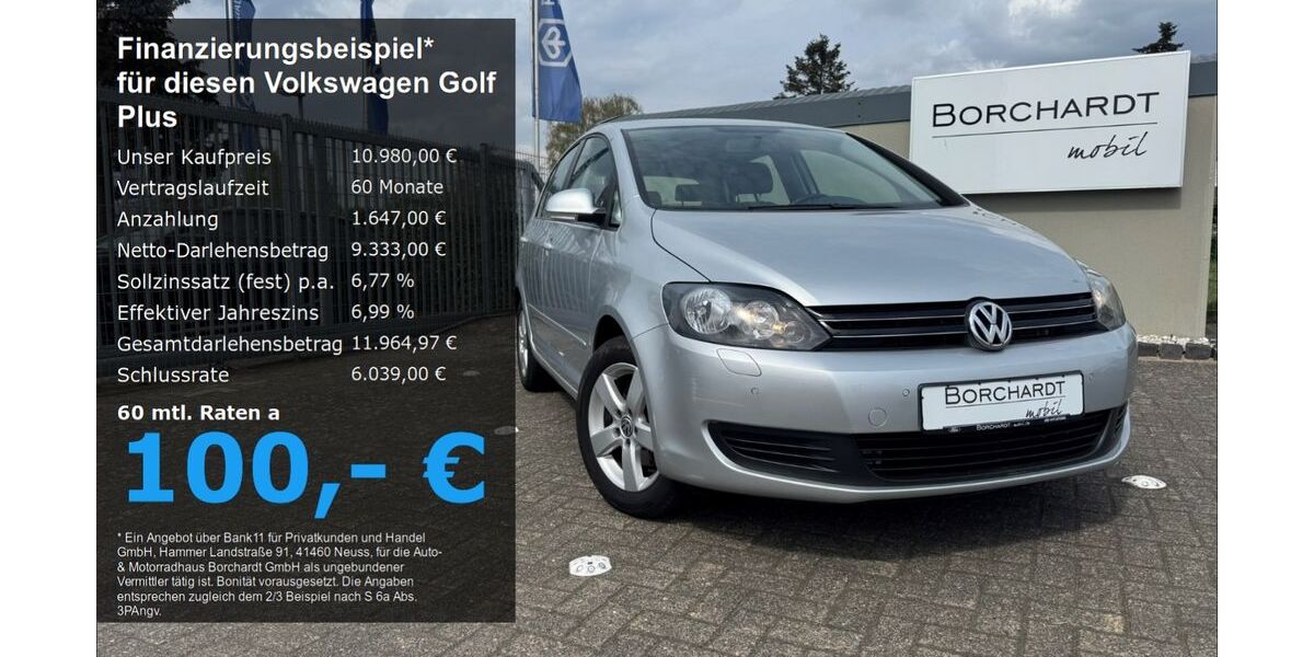 VW Golf Plus 27.545 km 10.980 &euro; Stemwede - Dielingen 32351
