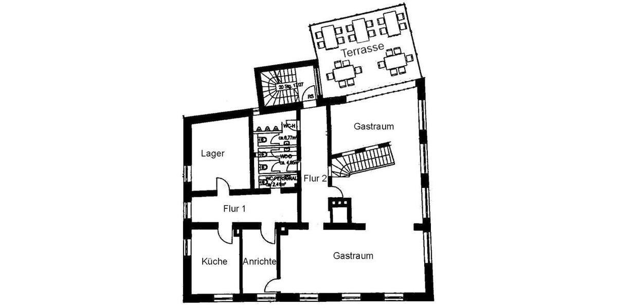 VG3927 Moderne und vollausgestattete Gastrofläche bei Neufahrn Niederbayern zimmer