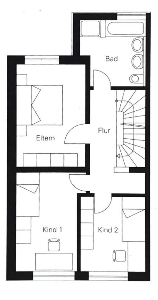 Familienfreundliches Rheineckhaus in Ulm-Böfingen zimmer