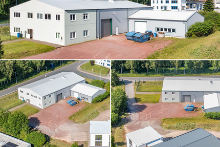 Moderne Gewerbeimmobilie: klimatisierte Halle + Einliegerwohnung – neuer Preis: 600.000 EUR! - Gewerbeobjekt Zella-Mehlis Mehlis | Angebot:27329972