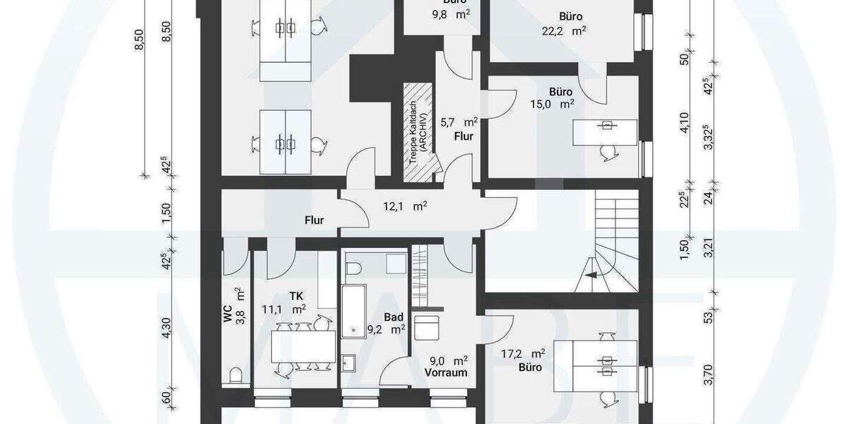 Gewerbeobjekt Grimma Großbardau - 7 Zimmer, 158 m&sup2;, 870&euro; | Angebot:25371369