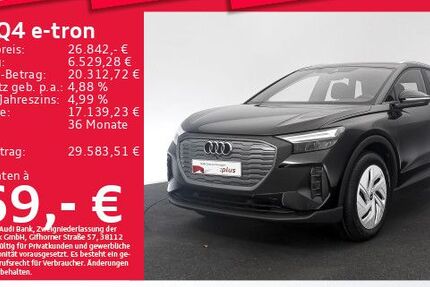 Audi Q4 e-tron 33.958 km 26.383 € Eching 85386