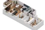 Etagenwohnung Bad Friedrichshall Kochendorf - 4 Zimmer, 112 m&sup2;, 669.000&euro; | Angebot:25690323