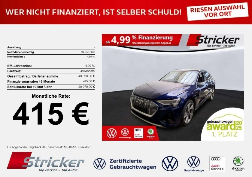 Audi e-tron 41.496 km 34.949 &euro; Horn-Bad Meinberg 32805