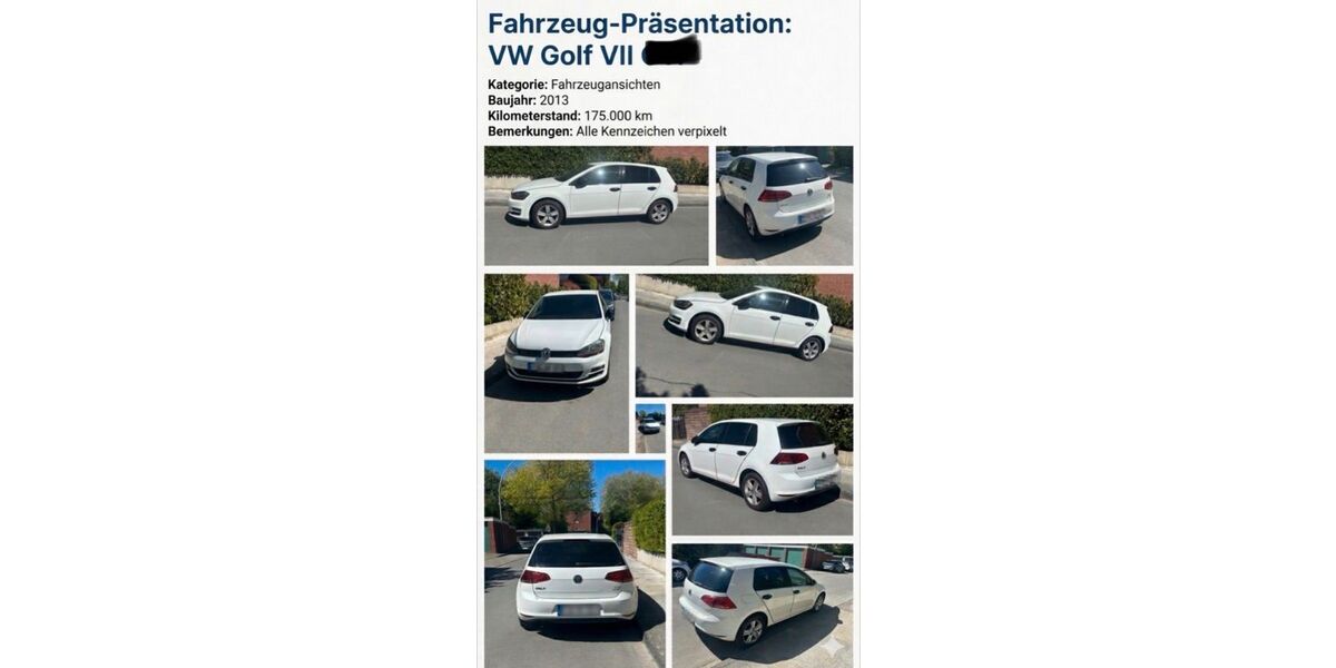 VW Golf 175.000 km 9.800 &euro; Eschwege 37269