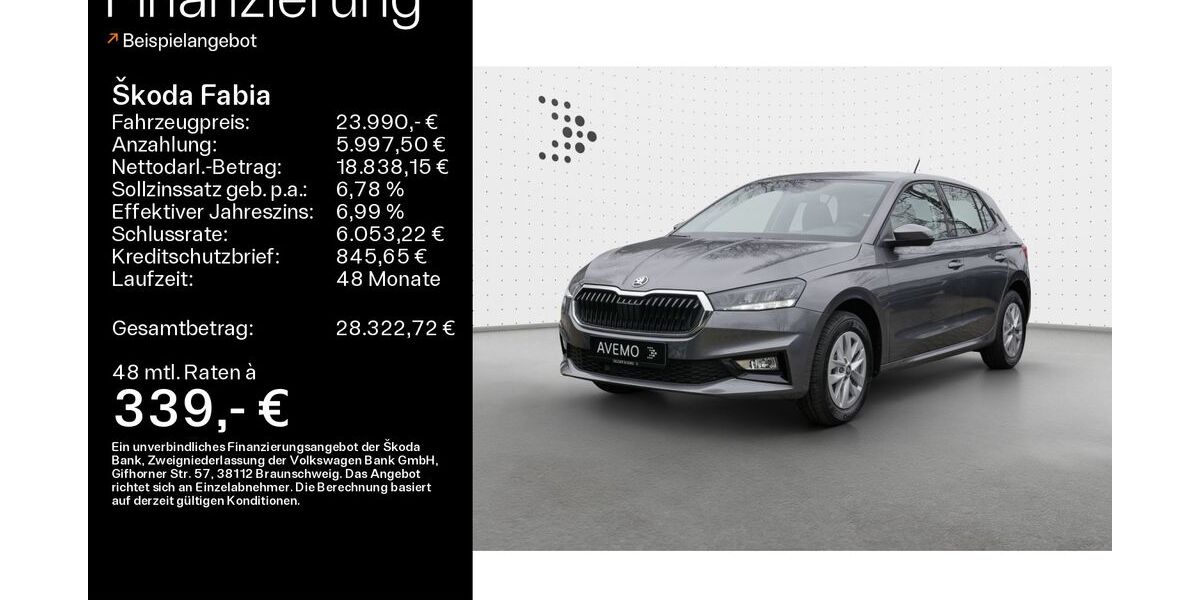 Skoda Fabia 1.050 km 23.490 &euro; Haßfurt 97437