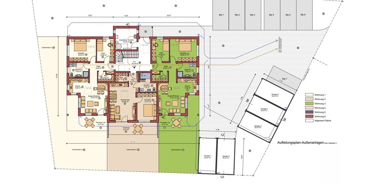 Neubau - sonnenverwöhnte, moderne KfW 55 Gartenwohnung mit Terrasse direkt in Cham zu verkaufen - Erdgeschoßwohnung Cham | Angebot:26857300