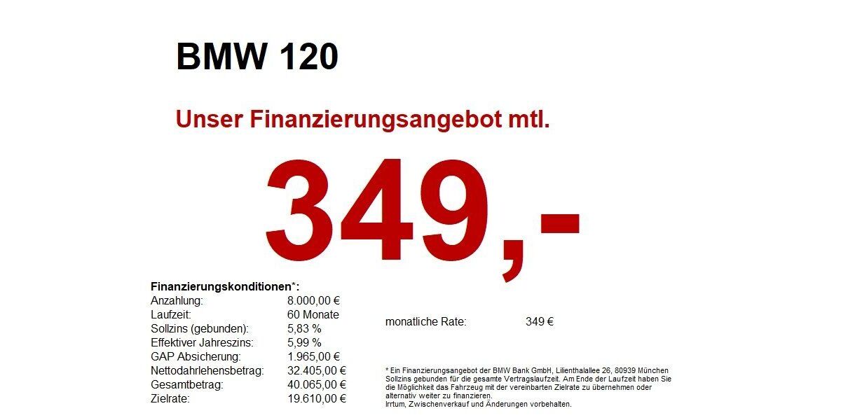 BMW 120 5.339 km 37.444 &euro; Heilbronn 74074