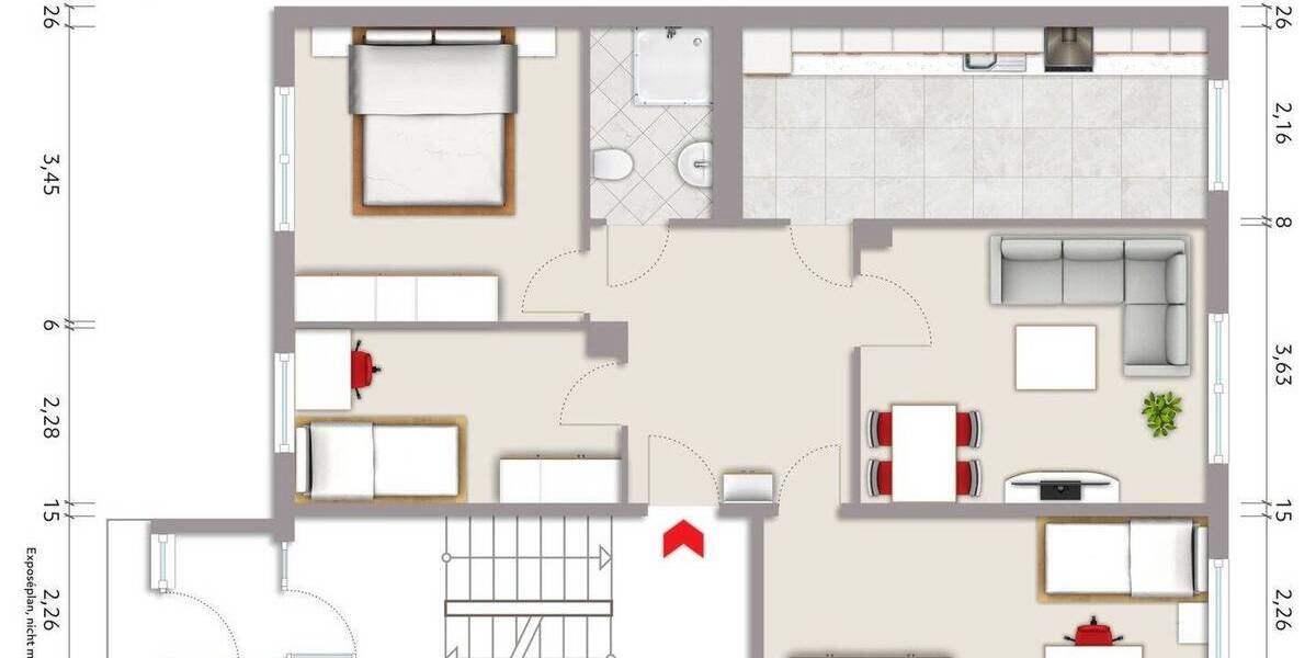 Etagenwohnung Ferdinandshof - 4 Zimmer, 79 m&sup2;, 52.000&euro; | Angebot:26879125