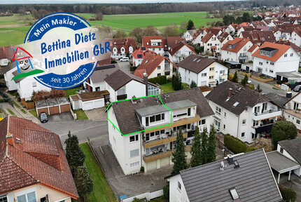 DIETZ: Renovierte 3-Zimmer-Wohnung mit großem WEST-BALKON in ruhiger Wohnlage von Ober-Roden!