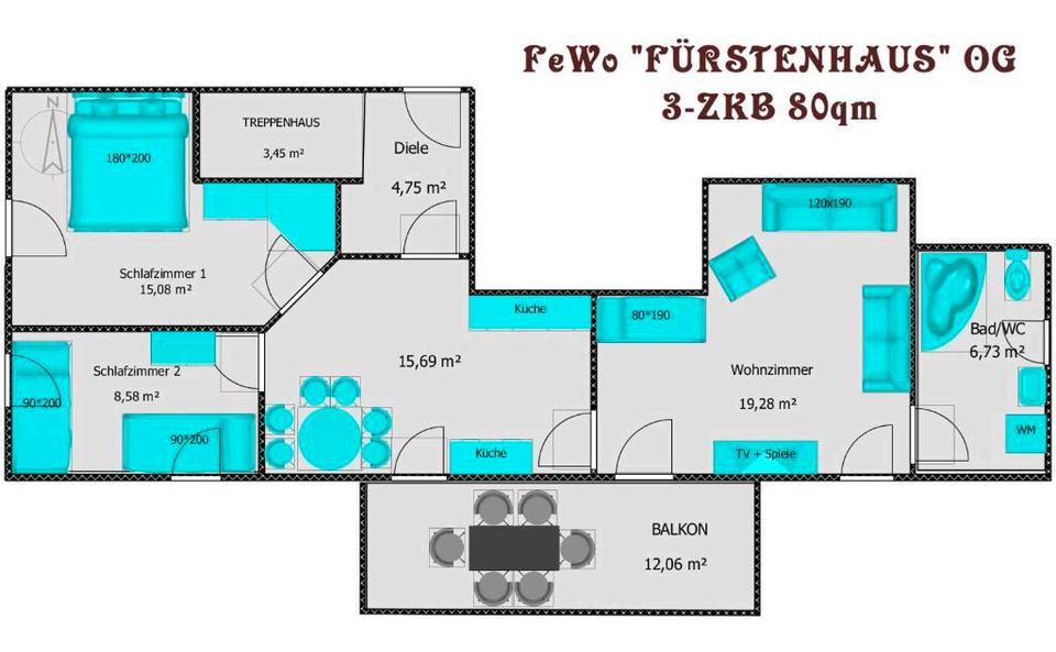 Erdgeschoßwohnung Hofgeismar - 2 Zimmer, 35 m&sup2;, 1.500&euro; | Angebot:24691005