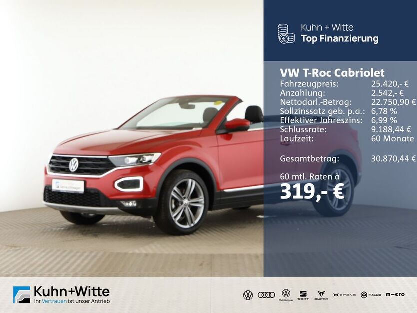 VW T-Roc 40.917 km 25.420 € Jesteburg 21266