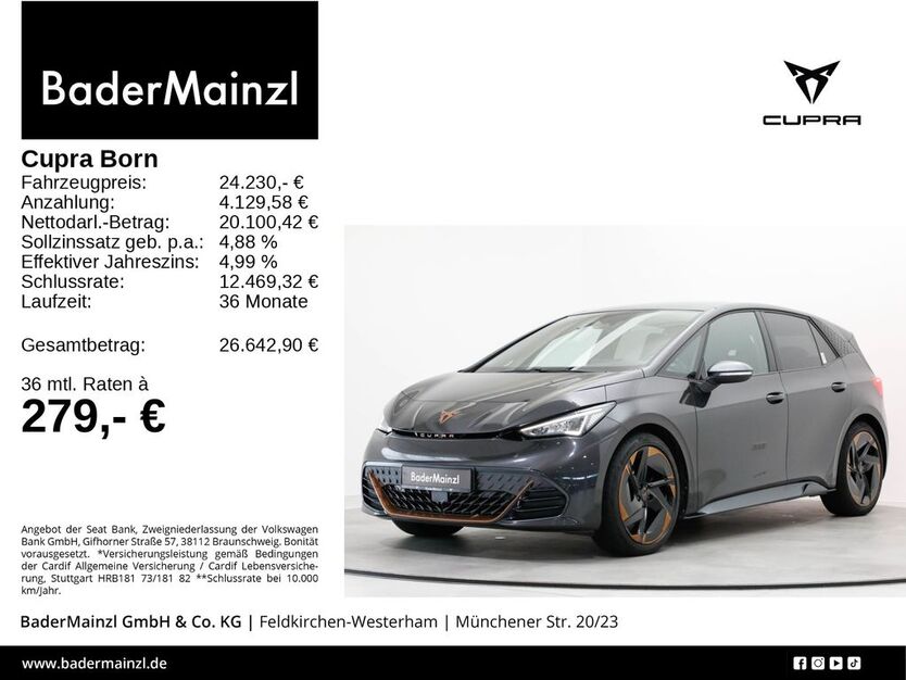 Cupra Born 66.965 km 24.230 € Feldkirchen/Westerham 83620